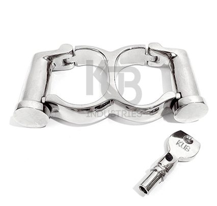 Handschellen handcuffs boundshop de darby KUB 127 NEU stainless steel 